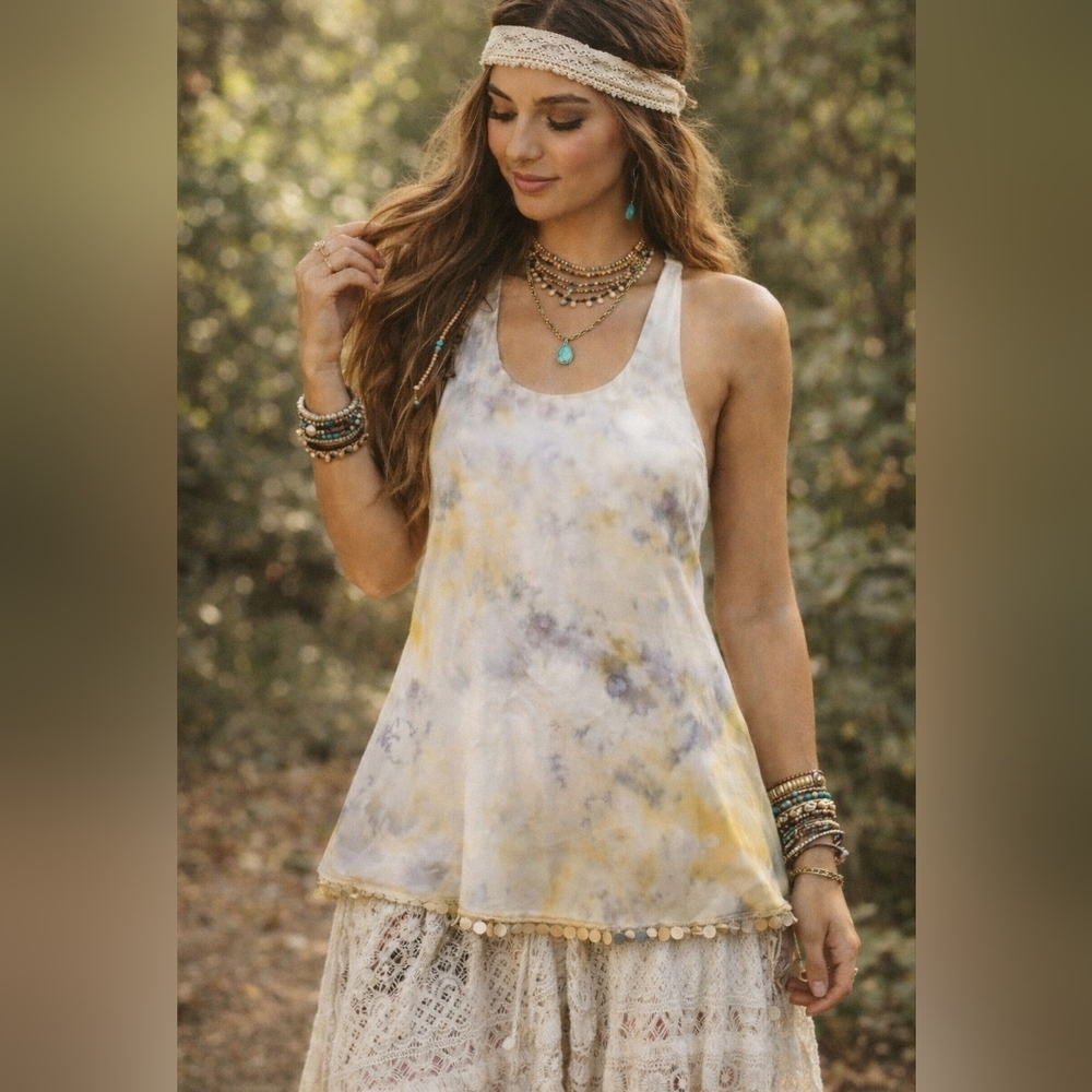 Young Fabulous and Broke Pierce Tie Dye Tank